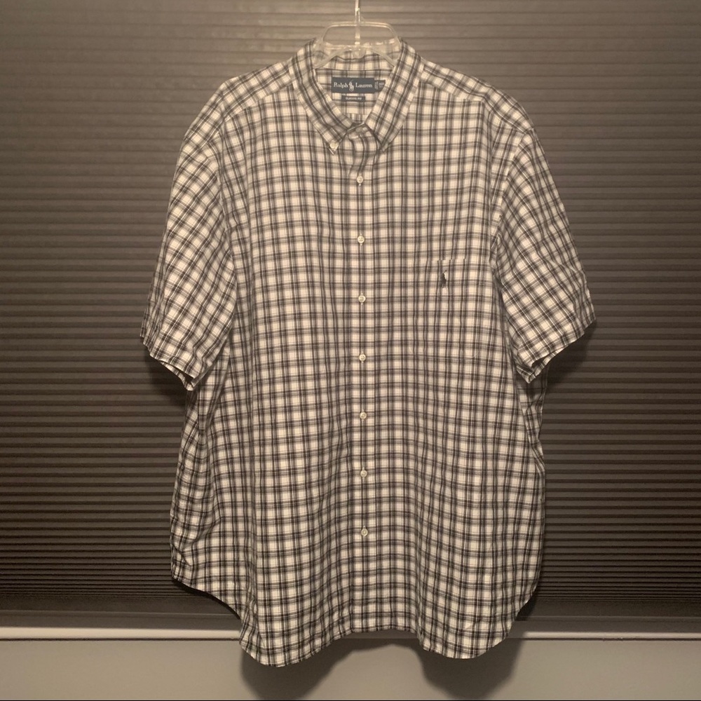 Short sleeve Ralph Lauren button down shirt